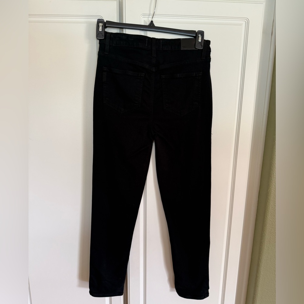 PAIGE Classic Black Jeans, Size Petite 27